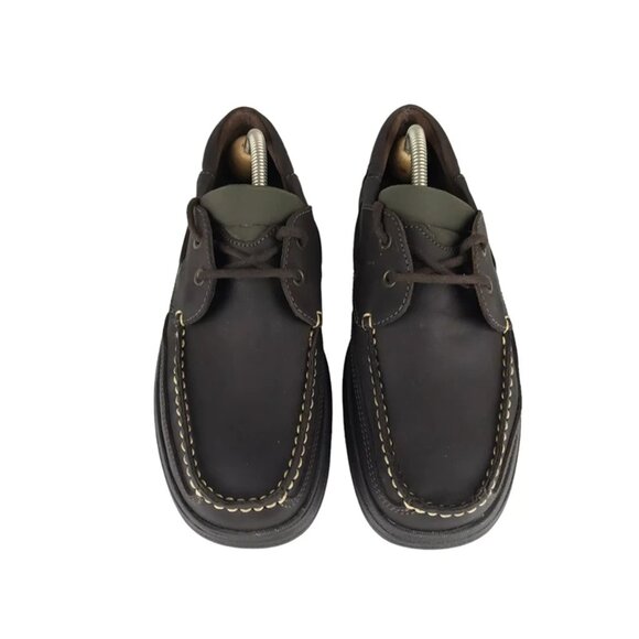 Lee Womens Dark Brown Mark Moc Toe Slip On Casual Boat Shoes Size US 6 M - Picture 4 of 10